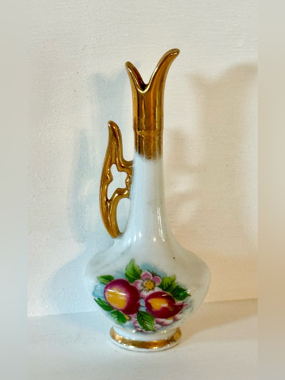 Vintage Royal Crown Apple Blossom Pitcher #2921